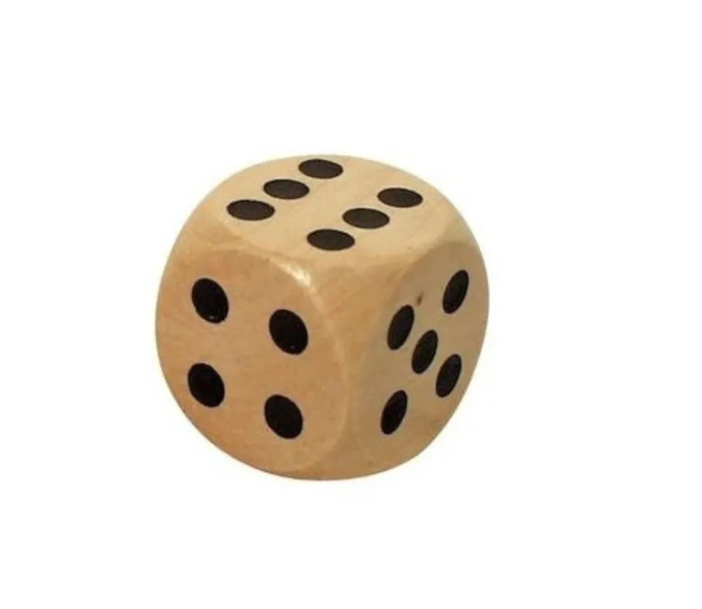 Tout Pour le Jeu Dé en bois 16 mm de 1 à 6 pour jeu de société