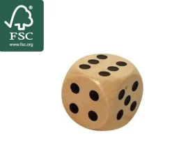 Tout Pour le Jeu Dé en bois 14 mm de 1 à 6 pour jeu de société