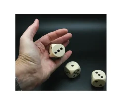 Tout Pour le Jeu Dé en bois 30 mm de 1 à 6 pour jeu de société 3 cm