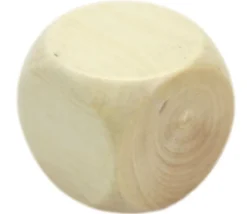 Tout Pour le Jeu Dé en bois naturel 18 mm neutre buis
