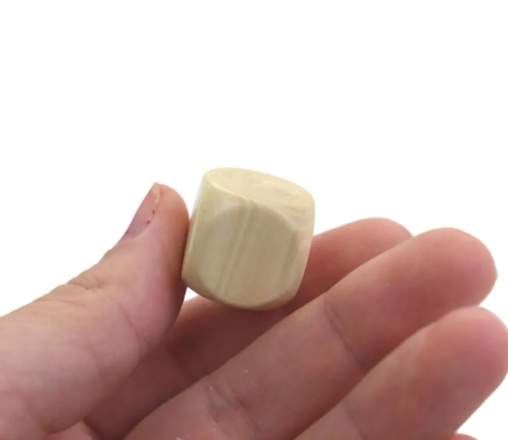 Tout Pour le Jeu Dé en bois naturel 18 mm neutre buis