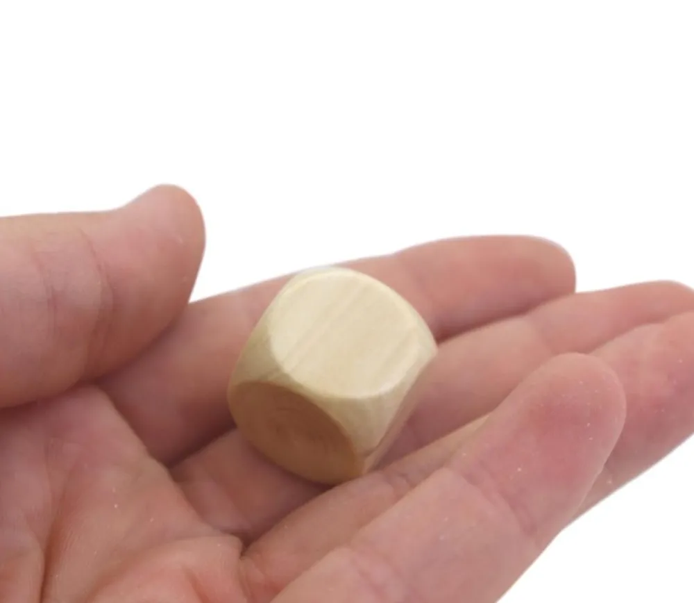 Tout Pour le Jeu Dé en bois naturel 18 mm neutre buis
