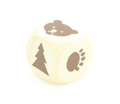 Tout Pour le Jeu Dé en bois ours patte sapin 18 mm