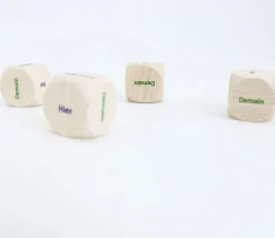 Tout Pour le Jeu Dé en bois spécial hier aujourd'hui demain (temps) 20 mm