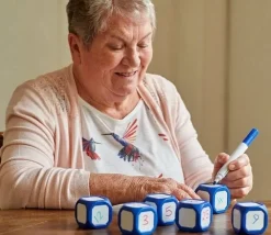 Tout Pour le Jeu Dé faces magnétiques et effaçables neutres 5 cm
