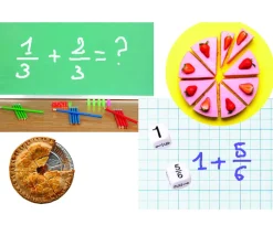 Tout Pour le Jeu Dé fraction 1. 1/2. 1/3. 2/3. 1/6 et 5/6 en 16 mm