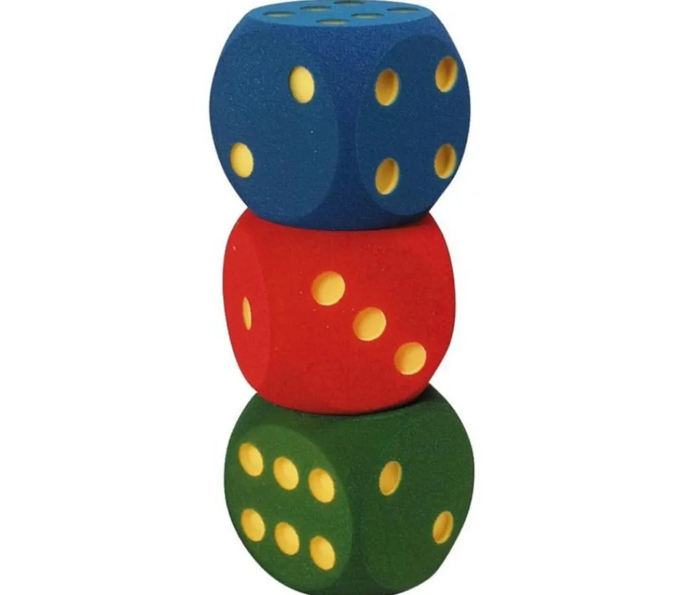 Tout Pour le Jeu Dé géant 16 cm en mousse tactile ROUGE
