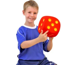 Tout Pour le Jeu Dé géant 16 cm en mousse tactile VERT