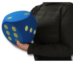 Tout Pour le Jeu Dé géant 16 cm en mousse tactile BLEU