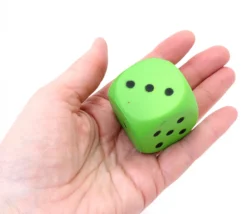 Tout Pour le Jeu Dé géant 4 cm mousse compacte pour jeu