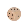 Tout Pour le Jeu Dé géant classique en bois 40 mm de 1 à 6 pour jeu de société