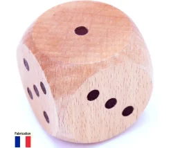 Tout Pour le Jeu Dé géant en bois 5 cm 1 à 6 pour jeu - 50 mm