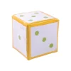 Tout Pour le Jeu Dé géant jaune faces modifiables 15,5 cm personnalisable à volonté