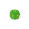 Tout Pour le Jeu Dé géant PLUS MOINS + - mousse 16 cm tactile vert