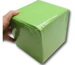 Tout Pour le Jeu Dé géant vert faces modifiables 15,5 cm personnalisable à volonté