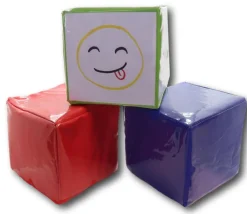 Tout Pour le Jeu Dé géant vert faces modifiables 15,5 cm personnalisable à volonté