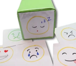 Tout Pour le Jeu Dé géant vert faces modifiables 15,5 cm personnalisable à volonté