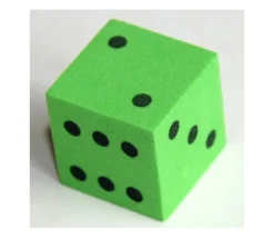 Tout Pour le Jeu Dé mousse silencieux ultra léger 16 mm (1 couleur au hasard)