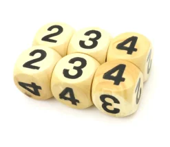 Tout Pour le Jeu Dé moyenne 2 2 3 3 4 4 en bois de 16 mm