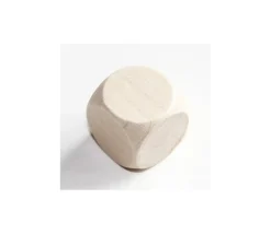 Tout Pour le Jeu Dé neutre 18 mm en bois sans marquage hêtre