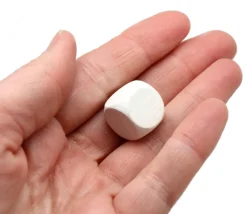 Tout Pour le Jeu Dé neutre BLANC 16 mm en bois hêtre sans marquage à l'unité