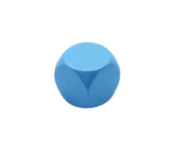 Tout Pour le Jeu Dé neutre bleu clair 16 mm en bois hêtre sans marquage à l'unité