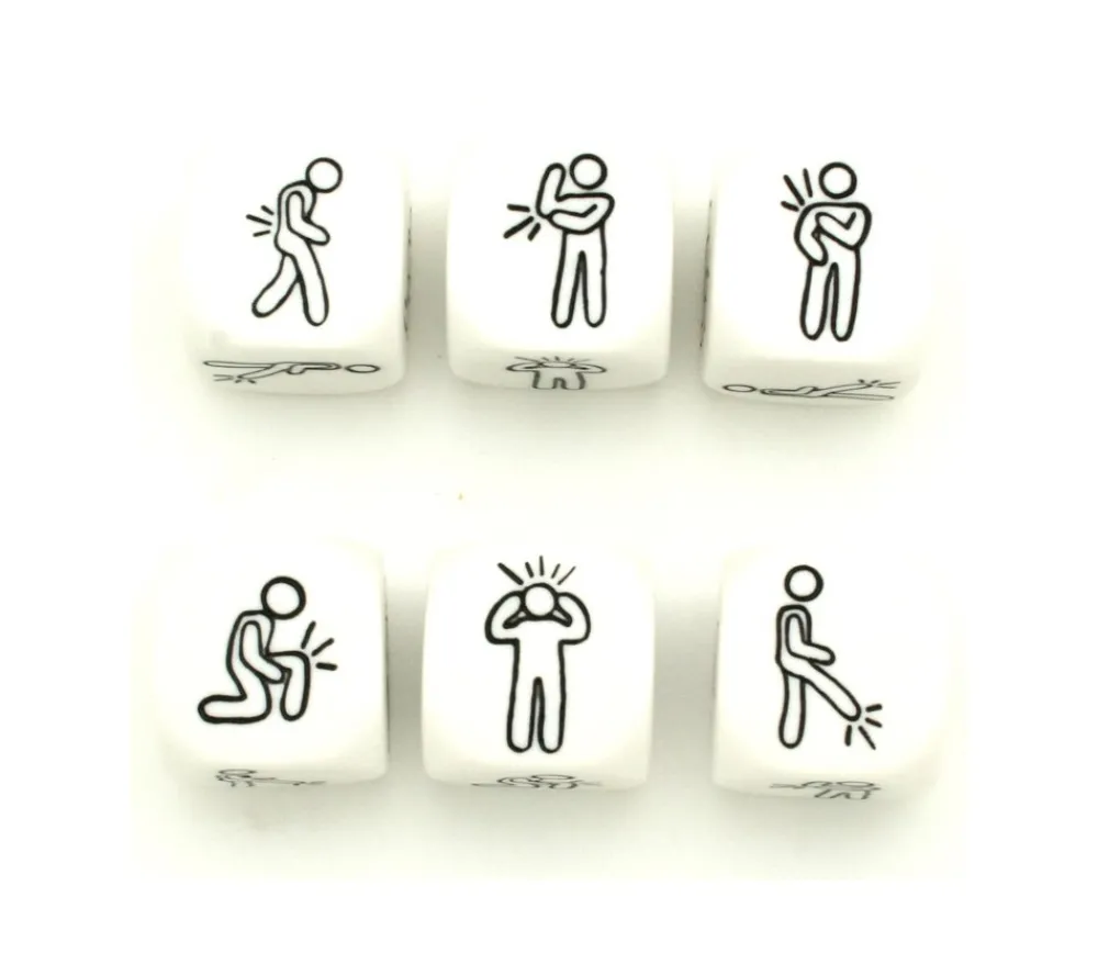 Tout Pour le Jeu Dé parties du corps dessin position en 22 mm body