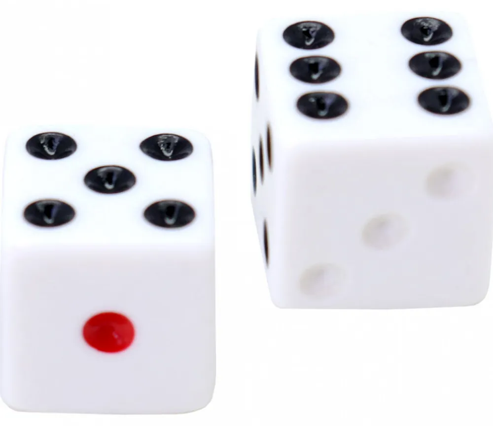 Tout Pour le Jeu Dé Penumbra : 1 à 6 rouge-blanc-noir