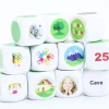 Tout Pour le Jeu Dé personnalisé 16 mm en plastique : 6 faces personnalisées avec vos images