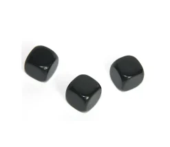 Tout Pour le Jeu Dé plastique neutre 16 mm à personnaliser NOIR