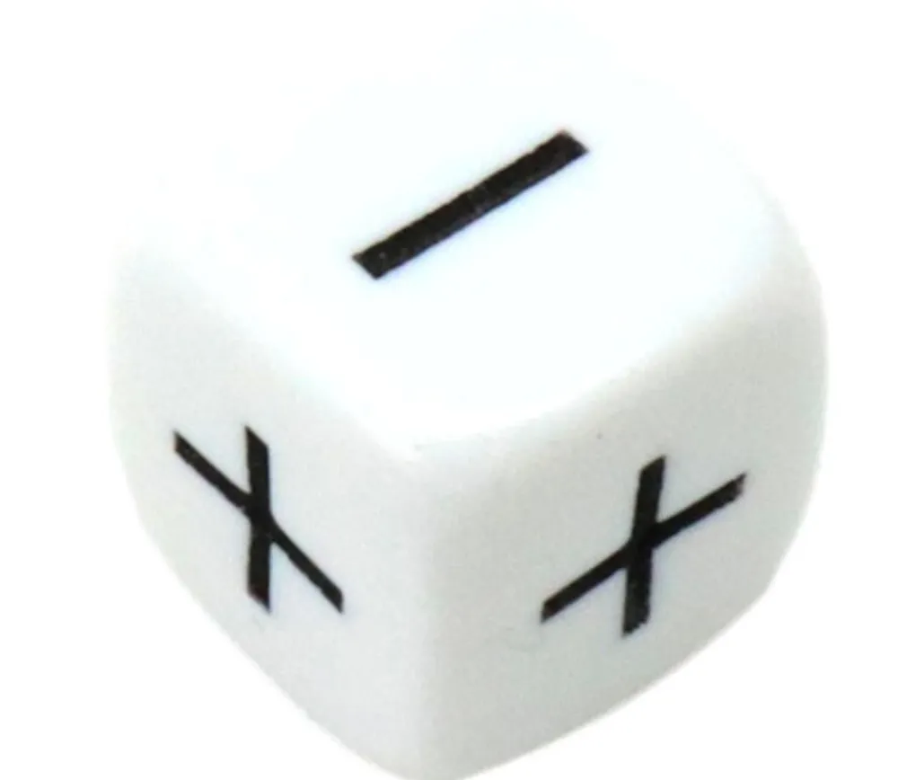 Tout Pour le Jeu Dé plus et moins + - en 16 mm