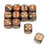 Tout Pour le Jeu Dé scarabée cuivré noir 16 mm