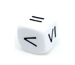 Tout Pour le Jeu Dé signe comparaison égal différent plus grand et plus petit