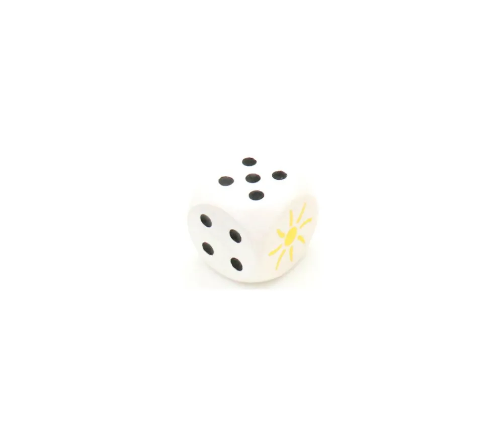 Tout Pour le Jeu Dé Soleil 23456 en bois 16 mm - Bords arrondis
