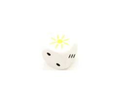 Tout Pour le Jeu Dé Soleil 23456 en bois 16 mm - Bords arrondis