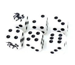 Tout Pour le Jeu Dé spécial licorne noire 23456 taille 16 mm
