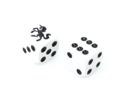 Tout Pour le Jeu Dé spécial licorne noire 23456 taille 16 mm