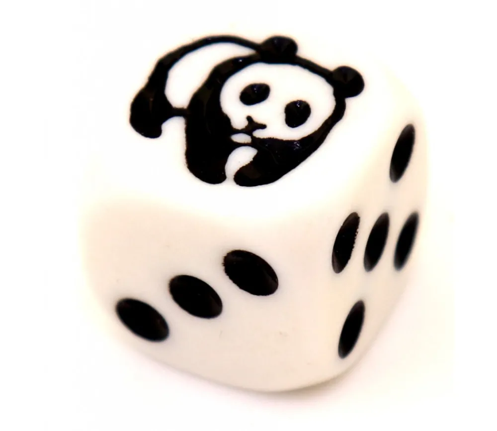 Tout Pour le Jeu Dé spécial PANDA points de 1 à 5 taille 16 mm