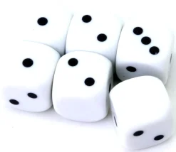 Tout Pour le Jeu Dé spécial points 11223 et 1 face neutre de 18 mm