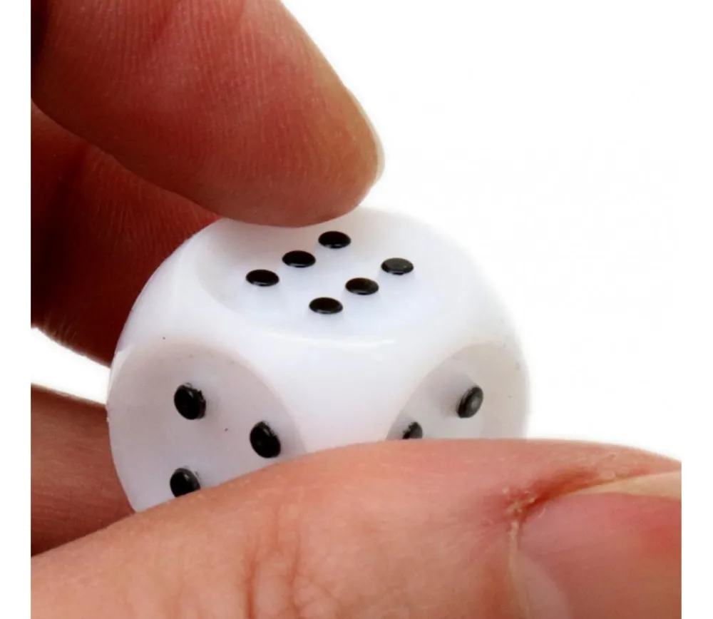 Tout Pour le Jeu Dé tactile braille pour malvoyant pour jeu de 1 à 6 - 20 mm