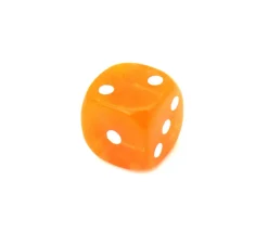 Tout Pour le Jeu Dé translucide ORANGE 16 mm