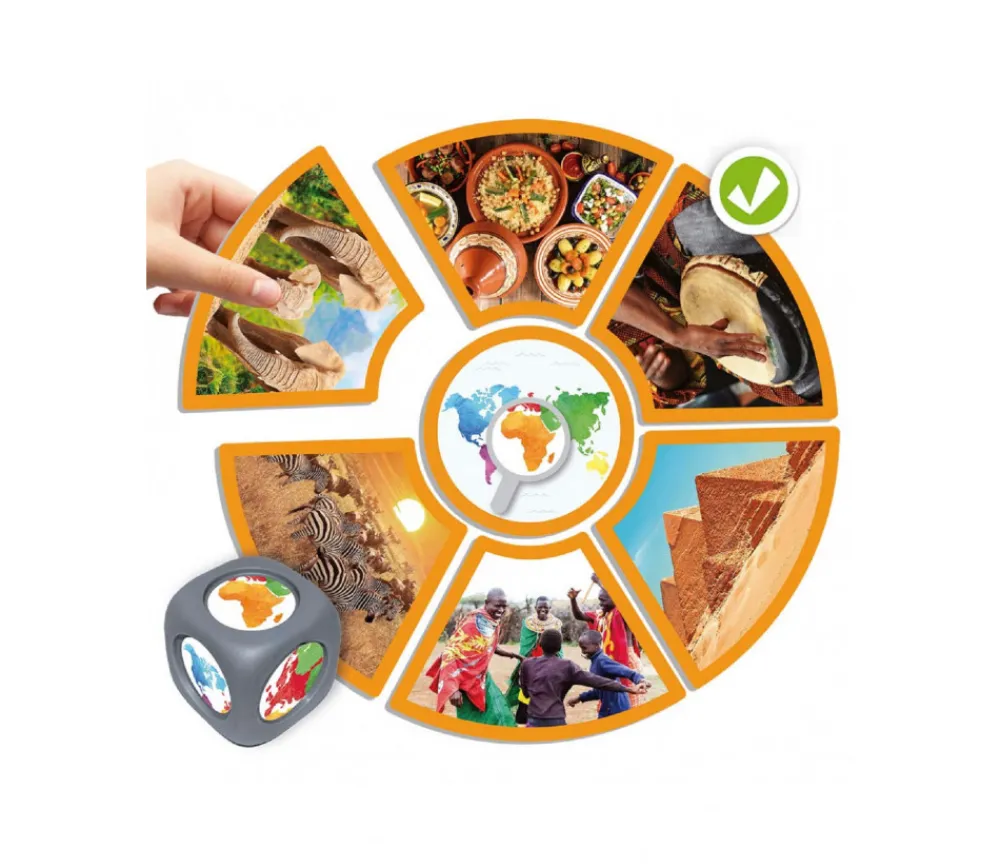 Enfant Tout Pour le Jeu Découvre les continents du monde - jeu éducatif d'association