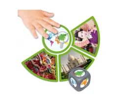 Enfant Tout Pour le Jeu Découvre les continents du monde - jeu éducatif d'association