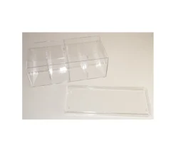 Tout Pour le Jeu Deck box - Boite 4 compartiments plastique 20 x 9.5 x 7 cm