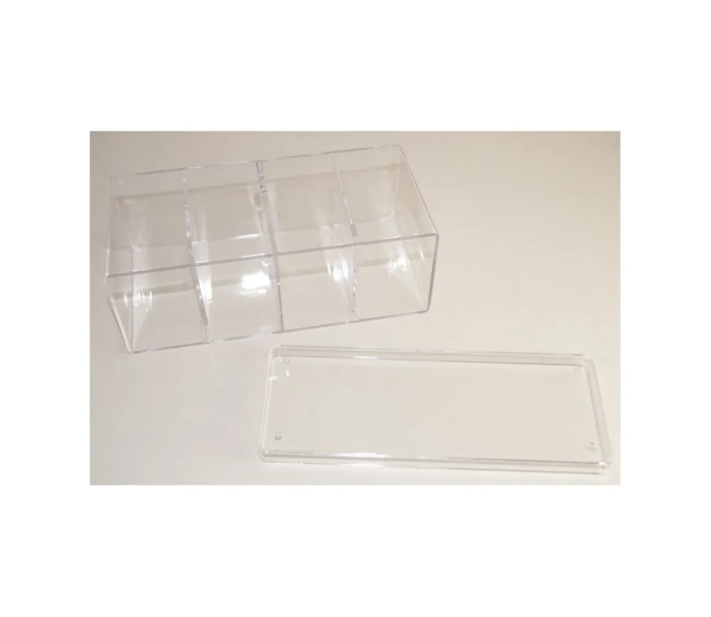 Tout Pour le Jeu Deck box - Boite 4 compartiments plastique 20 x 9.5 x 7 cm