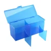 Tout Pour le Jeu Deck box +320 cartes Boite 4 compartiments bleu plastique 21.7 x 8.2 x 10 cm vide
