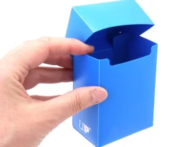 Tout Pour le Jeu Deck box BLEU Pacifique - Boite cartes de jeux - plastique 9.5 x 7 x 4.5 cm