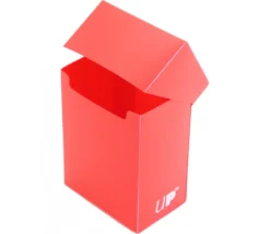 Tout Pour le Jeu Deck box ROUGE- Boite cartes de jeux - plastique 9.5 x 7 x 4.5 cm
