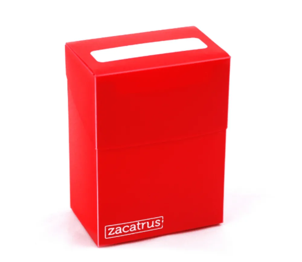 Tout Pour le Jeu Deck box ROUGE boite pour cartes 9.5 x 7 x 4.5 cm Zacatrus