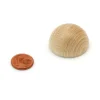 Tout Pour le Jeu Demi-Boule 3 cm en bois - dôme hêtre diamètre 30 mm